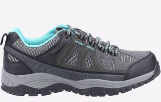 Cotswold Maisemore Low Suède Wandelschoenen Voor Dames In Het Grijs