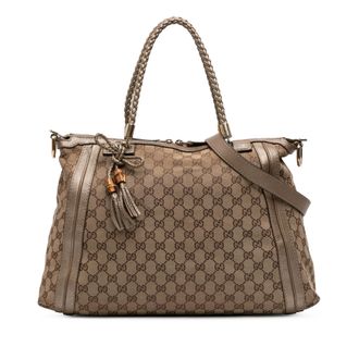 Gucci Tweedelige Gg Canvas Bella Convertible Tote