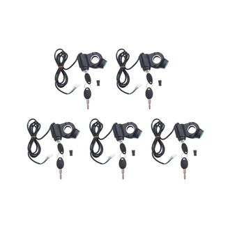 OEM Piezas De Repuesto Para Interruptor De Arranque Del Cilindro De La Cerradura De Encendido De Patinete El&eacute;ctrico De 5 Piezas, Apto Para M4