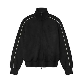 Fear of God Signature Vintage Fit Track Jacket - Dames - Zomerjassen - Zwart - M - Polyester - Jassen