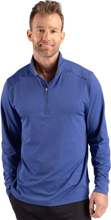 Cutter & Buck Forge Recycled Four-Way Stretch Mens Quarter Zip Pullover