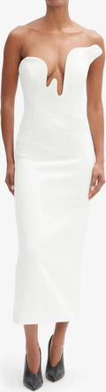 Bardot Rosalyn Midi Dress In White