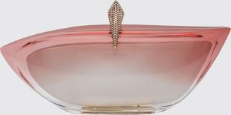 Benedetta Bruzziches Clutch Artemisia in metacrilato con cristalli e interni in raso