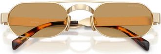 Miu Miu Sunglasses, unisex, Yellow, Size: 52 MM 0MU B52S