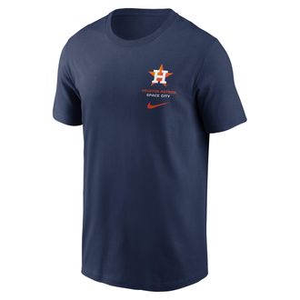 Nike Houston Astros 2-Hit Nike Mens MLB T-Shirt in Blue | N19944BHUS-1DJ