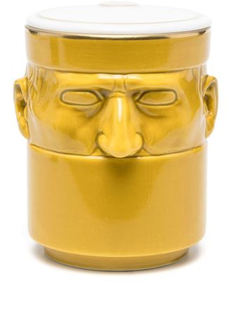 Ginori 1735 Amber Lagoon refillable scented candle (190g) - Yellow