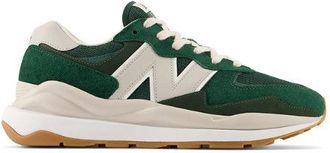 New Balance Uomo 57/40 in Verde/Grigio/Bianca, Pelle, Taglia 40.5