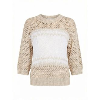 PESERICO Dames, Truien, Veelkleurig, Maat: XS Katoen