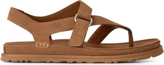 UGG Womens Goldengaze Toe Post Sandal In Chestnut