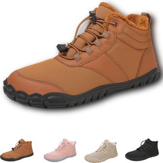 Generic Hike Winter Footwear Barefoot Women Men, 2024 Hike Winter Barefoot Footwear, Zero-Drop Sole Cross Country Shoes (908 Brown, Adult, Men, 5, Numeric, UK