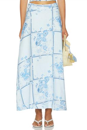 Favorite Daughter There For You Skirt In Floral Scarf