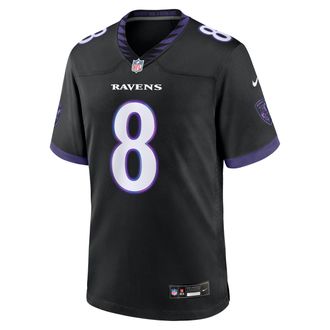 Nike Lamar Jackson Baltimore Ravens Nike Mens NFL Game Jersey in Black | 67NM0FDJ8GF-CZ5