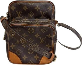 Louis Vuitton Pre-owned Monogram Pochette Schoudertas - Dames - Vintage Schoudertas - Bruin - ONE Size - Vintage