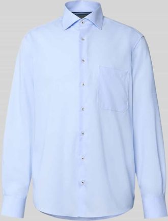 Eterna Comfort Fit Business-Hemd mit Kentkragen in Bleu, Gr&ouml;&szlig;e 40