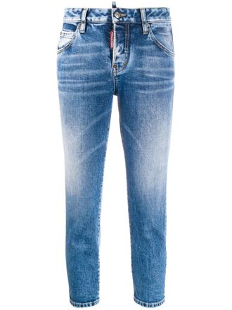 Dsquared2 classic slim-fit jeans - women - Polyester/Cotton/Cotton/Spandex/Elastane - 40 - Blue