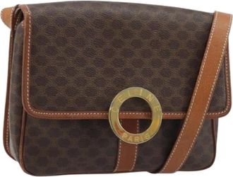 Celine Pre-owned Vintage Schoudertas - Dames - Vintage Schoudertas - Bruin - ONE Size - Leer - Vintage