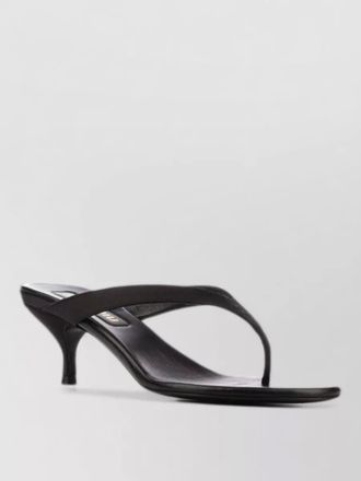 Miu Miu strappy kitten heel open toe mules