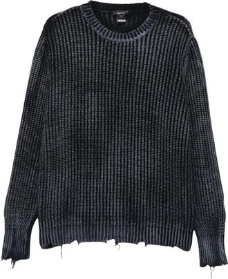 Avant Toi Truien - Heren - Ronde hals truien - Blauw - S - Truien & Vesten