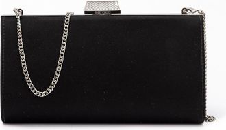 Jimmy Choo London Black Satin Crossbody Womens Bag