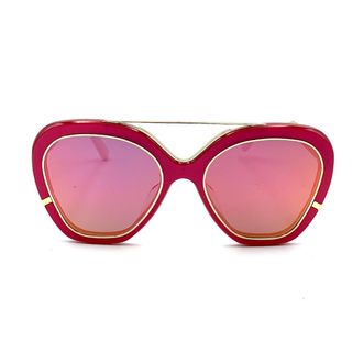 Irresistor Pink La Isla Bonita Oversized Cat-Eye Sunglasses