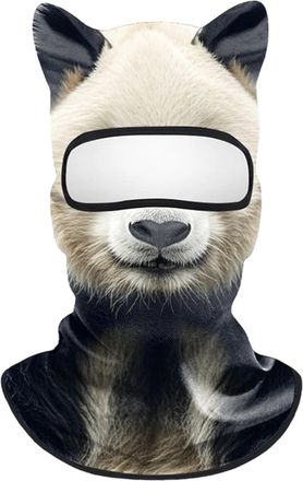 Generic 3D Animal Ski Balaclava Face Mask, Breathable Animal Ski Mask Funny Dog Sun Protection Full Face Cover Accessories for Motorcycle Cycling Music Festiv