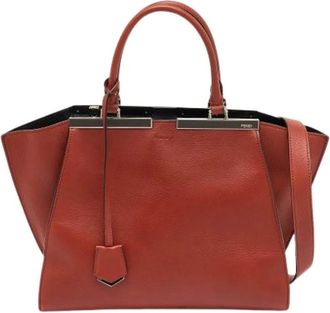 Fendi Pre-owned Handbags, female, Red, Size: ONE SIZE Pre-owned Leather fendi-bags