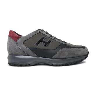 Hogan Interactive Suede Sneakers - Heren - Sneakers - Groen - 42 1/2 EU - Leer - Schoenen