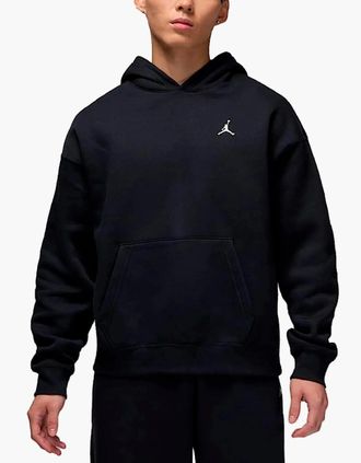 Nike Mens Nike Jordan Brooklyn Small Logo Hoodie Black - Size: 42