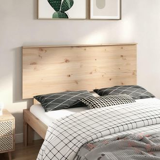 vidaXL Cabecero De Cama Madera Maciza De Pino 154x6x82,5 Cm Vidaxl