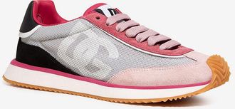 Dolce & Gabbana Niedrige Mesh- und Wildledersneakers DG Cushion