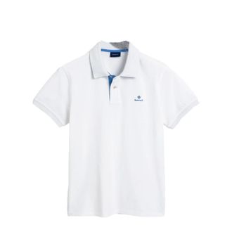 GANT Polo Rugger - Heren - Polos - Wit - S - Tops