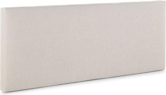 Marckonfort Cabecero Tapizado Nairobi 140x60 Cm De Lino Natural. Para Cama 135 Cm. Acolchado Con Espuma. 8 Cm De Grosor. Incluye Herrajes Para Colgar