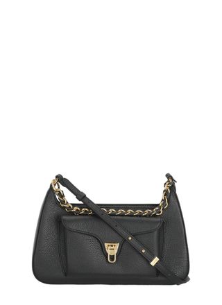 Coccinelle Beat Generation Leather Shoulder Bag With Structured Design