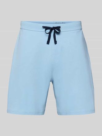 Christian Berg Shorts mit elastischem Bund in Bleu, Gr&ouml;&szlig;e XXL