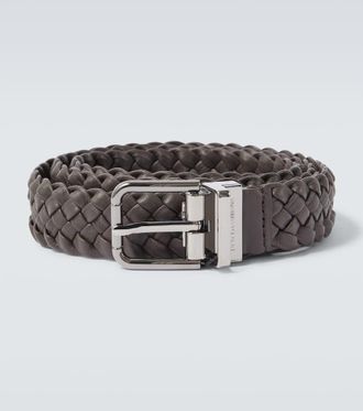 Dolce & Gabbana Braided leather belt