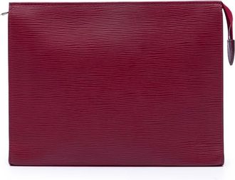 Louis Vuitton Pre-owned Womens Epi Toiletry Pouch 26 - Dark Red Leather - One Size