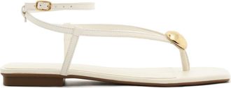 Arezzo Zuri Ankle Strap Sandal in White at Nordstrom, Size 9.5