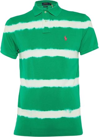 Ralph Lauren tie-dye striped polo shirt - Green