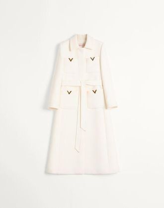 Valentino Drill Double Coat Wo