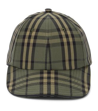 Burberry Icon Check cotton baseball cap