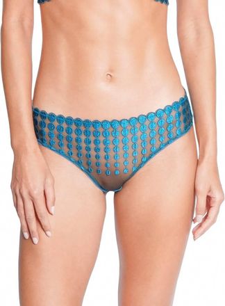 Huit Deco Dots Shorty Panty In Turquoise