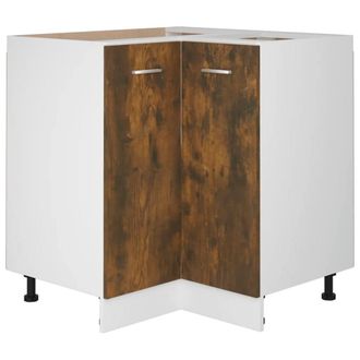 Berkfield Home Kitchen Cabinet Smoked Oak 75, 5x75, 5x80, 5 cm Engineered Wood in Brown