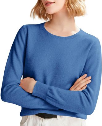 Generic WomenS Sweaters Casual Round Neck Sweaters Lightweight Knitted Tops Elegant Fitted Undershirt Autumn And Winter Sweater - Thin Jumpers For Women Uk Pu