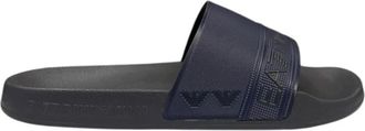 Emporio Armani Blauwe Flip Flops & Slippers - Heren - Sandalen - Blauw - 39 EU - Schoenen