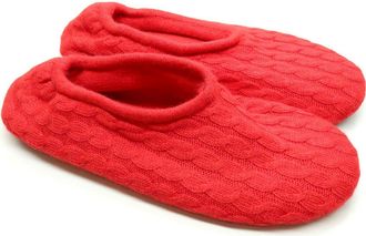 Portolano Mini Cable Knit Slippers in Fiamma at Nordstrom Rack, Size Medium