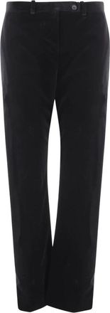 Khaite Hunter Pant - Dames - Straight fit broeken - Zwart - 3XS - Katoen - Broeken