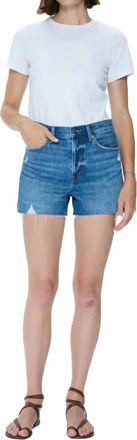 Pistola Denim Nova High Rise Cut Off Short In Calling