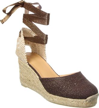 Castaner Carina Canvas Wedge Sandal