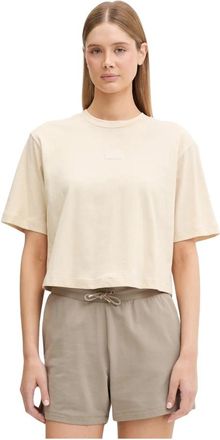 Emporio Armani T-shirt - Dames - T-shirts - Beige - S - Katoen - Tops