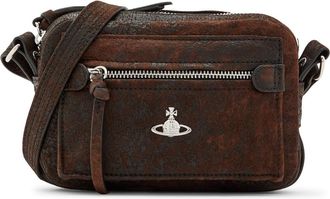 Vivienne Westwood Hannah Distressed Leather Cross-body bag - Brown - One Size